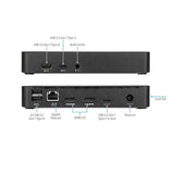 Targus DOCK310EUZ Docking Station Universal USB-C DV4K con Power Delivery de 65 W Compatible con vídeo 5K Simple y 4K UHD HDR Doble a 60 Hz