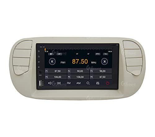 Radio de Coche para Fiat 500 Crema GPS Bluetooth WiFi USB Dab+ Touchscreen 6.2" 8core Carplay AndroidAuto