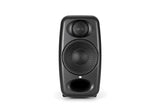 IK Multimedia iLoud Micro Monitor Pro - Par - Monitores de estudio compactos, de 2 vías, biamplificados, altamente portátiles y controlados digitalmente. Incluye micrófono ARC. Color negro.