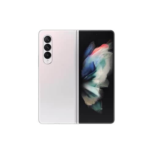 Samsung Galaxy Z Fold3 5G Teléfono móvil SIM Free Android Plegable Smartphone 256GB Phantom Silver (versión del Reino Unido)