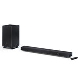 Sharp HT-SBW53121BK Soundbar 3.1.2 Dolby Atmos/DTS:X con subwoofer inalámbrico, Barra de Sonido Elegante y Potente con Altavoces Que emiten hacia Arriba, Sonido Envolvente 3D, P. Maxima 550w. Negro