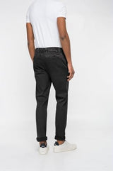 Replay Benni Hyperchino Color Xlite Jeans, 040 Black, 29W x 32L Hombres