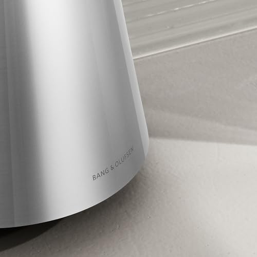 Bang & Olufsen Beosound 2 (3.ª Generación), Elegante y potente altavoz WiFi para el hogar con sonido envolvente de 360 grados, de pie o para estantería, Natural