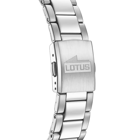 LOTUS Reloj Hombre 18922/3 Chrono Caja de Acero Inoxidable 316l Plateado Correa de Acero Inoxidable 316l Plateado