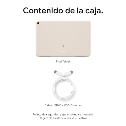 Google Pixel Tablet - Tablet Android con Pantalla de 11 Pulgadas y batería de duración extralarga - 8 GB de RAM - 256 GB de Almacenamiento - Porcelana