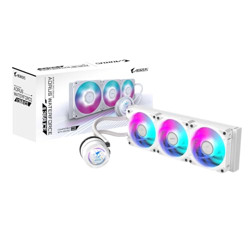 AORUS Waterforce II 360 Ice - Radiador, color negro
