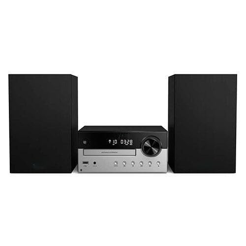 Microcadena Bluetooth 60W con Puerto USB, reproducción de música y conectividad inalámbrica, Ideal para Escuchar música en casa.