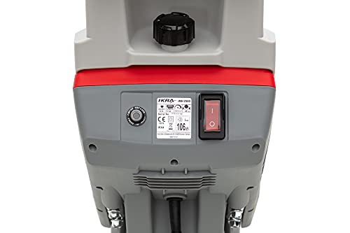 IKRA trituradora de Cuchillas eléctrica IMH 2500, Incl. 2X Cuchillas de Repuesto, Saco coletor y Gafas de Seguridad