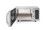 HENDI Microondas, 1000W, 10 programas predeterminados, máx. diámetro de los platos: 320mm, potencia entrada 1550W, 25L, 230V, 511x432x(H)311mm, cámara 327x346x(H)200mm, acero inoxidable