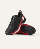 Wilson Rush Pro 4.5 Clay, Zapatillas de Tenis Hombre, Black/Infrared/White, 45 1/3 EU