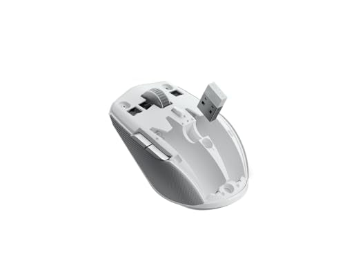 Razer Pro Click Mini - Ratón inalámbrico profesional, ergonómico para una mayor productividad en la oficina para PC / Mac (Bluetooth, hasta 4 dispositivos simultáneamente, hasta 400 horas) Mercury