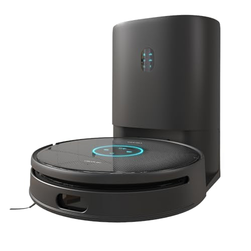 Cecotec Robot Aspirador Conga 12090 Twice Roller Home&Fill. Base de Autovaciado, Tanque Mixto, Láser Integrado, 4000 Pa, Autonomía 240', Fregado, Cepillo Multifunción, Cepillo Lateral, App