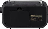 Sangean PR-D12BT Radio Am/FM, Bluetooth, Black - Radio portátil FM, Am, Bluetooth