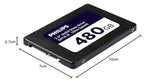 Philips SSD Interno de 2,5 Pulgadas SATA III 480GB Speed