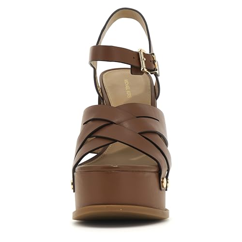 Michael Kors Nora, Heeled Shoes Mujer, Luggage, 39 EU