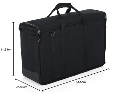 Gator Cases Bolsa de nylon acolchada para el transporte de pantallas LCD, monitores y televisores entre 19" - 24"; (G-LCD-TOTE-SM)