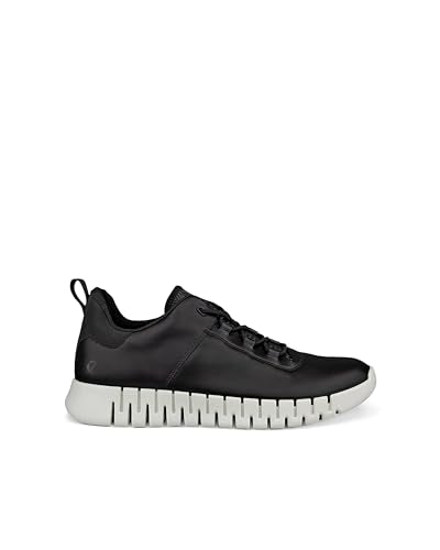 ECCO Gruuv Zapatos para Hombre, Black y Black, 44 EU
