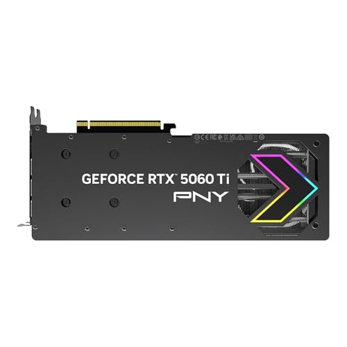 PNY GEFORCE RTX 5060 Ti 16GB ARGB Overclockeado Triple Ventilador DLSS 4