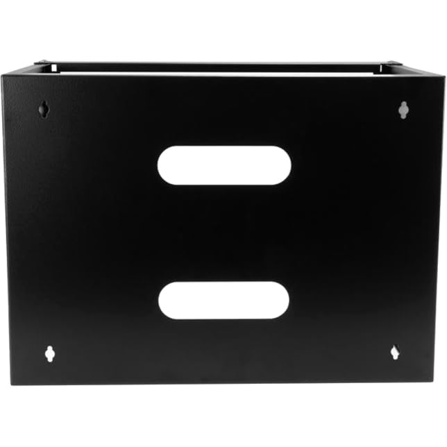 StarTech.com Rack de Pared 8U Panel de Conexiones - 34,93 cm de Profundidad - Armario Rack (19") para Servidores y Equipos de Red Poco Profundos - Rack 8U con Capacidad de carga: 36,3 kg (WALLMOUNT8)