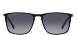 Boss Gafas de Sol 1004/S/IT Matte Black/Grey Shaded 56/17/145 hombre