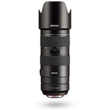 HD PENTAX-D FA 70-210 mm F4ED SDM WR: Teleobjetivo de Zoom para cámaras DSLR, Potente con Apertura Constante f/4, construcción Resistente a la Intemperie, mín. Distancia de Enfoque de 0,95 Metros.