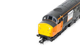 Hornby R30188 Railroad Plus Loadhaul, Class 37, Co, 37710-Era 8 Railway-Locos, Negro y Naranja, Color, 38 centimètres