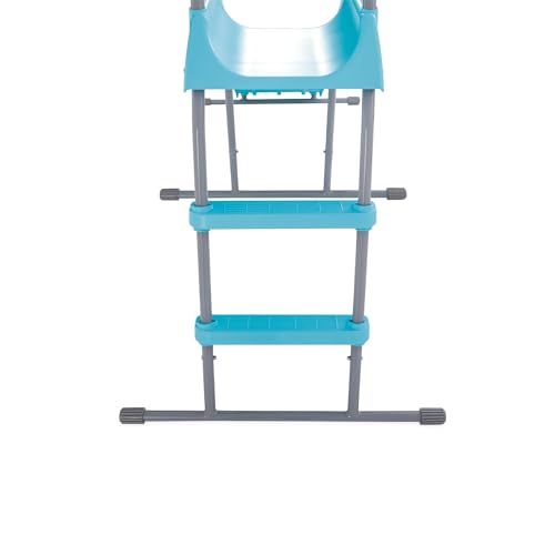 Intex Tobogán Infantil, Azul, 84x196x119 cm, 2 escalones, Pata estabilizadora, Estructura de Acero, Superficie Lisa de PVC, Toboganes para niños, Juegos Exterior, Juguete para 3-10 años (59005)