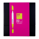 Talens | Pantone Marker Set de 54 | Rotulador Doble Punta con Punta de Pincel y Cincel | Tinta Pigmentada a Base de Agua en Colores Pantone