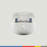 Skullcandy Rail Auriculares In-Ear Inalámbricos, 42 h de Autonomía, Skull-iQ, con Alexa Habilitada, Micrófono, Compatibles con iPhone Android y Dispositivos Bluetooth - Blanco