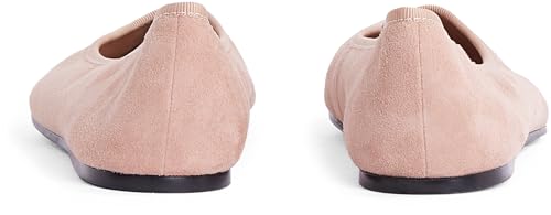 Tommy Hilfiger Bailarinas Mujer Hardware de Ante, Marrón (Claystone), 38