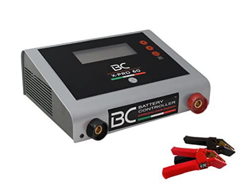 BC X-Pro 60 - Cargador de Taller de 60 A, 12 V y estabilizador de Voltaje con Apagado automático