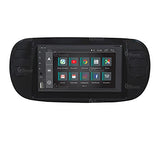 Radio de Coche para Fiat 500 Negro Mate GPS Bluetooth WiFi USB Dab+ Touchscreen 6.2" 4core Carplay AndroidAuto