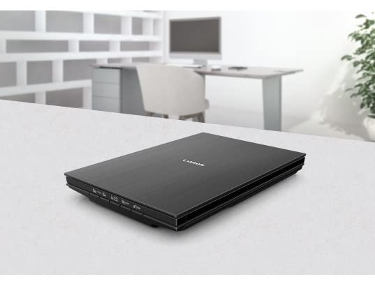 Canon CanoScan LiDE 400 Escáner Plano, A4, Documentos y Fotografías, Escaneo y Copia Automática, Alta Resolución 4800 x 4800ppp, Escaneo de Alta Velocidad, Negro