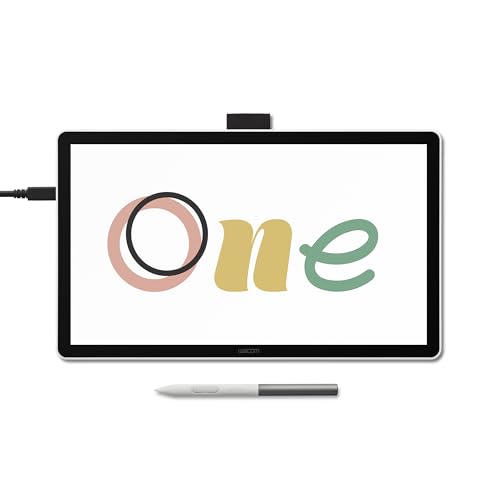 Wacom One 14 Tableta gráfica con Pantalla – 14″ Full HD con lápiz sin batería, Pantalla antirreflejo & Software Incluido – Compatible con Windows, macOS & ChromeOS