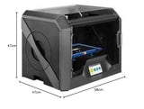 Dremel 3D45 - Impresora 3D Inalámbrica para Filamento PLA de 1.75mm, Nailon, ABS Eco y PETG con Pantalla Táctil a Color LCD, Volumen de Impresión de 254 x 152 x 170 mm, WIFI y Software de Modelado