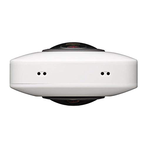 Ricoh Theta SC2 - Cámara Blanca de 360°, Video 4K con estabilización de Imagen, Imagen, Transferencia de Datos de Alta Velocidad, Hermosa Vista Nocturna con bajo Ruido, Delgada y