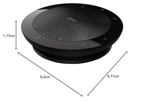 Jabra Speak 510 - Altavoz Portátil para Conferencias con USB - Certificado para Comunicaciones Unificadas - Compatible con PC, Smartphones y Tabletas