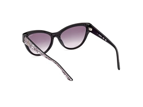 Guess GU0011205B57 Gafas, 05b Shiny Black, 140/17/42,5 para Mujer