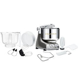 Ankarsrum 6230 BKC Assistent Original AKM6230 Kitchen Machine – Black Chrome (BC), 1500 W, 7 litros, Aluminio, Negro Metalizado