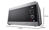 LG MH6565CPS Sobre el rango - Microondas (Sobre el rango, Microondas combinado, 25 L, 1000 W, Tocar, Plata, Acero inoxidable)