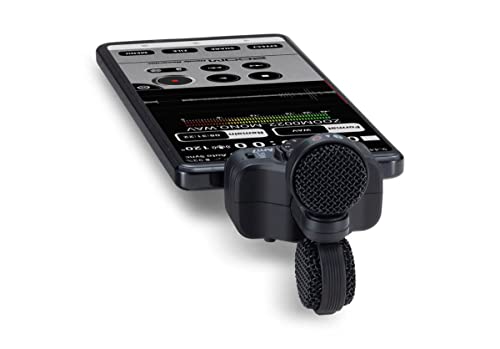 Zoom AM7 Micrófono estéreo para dispositivos Android, Mid-Side estéreo, cápsula giratoria para alinearlo con la cámara, para grabar audios de música, videos, entrevistas y más