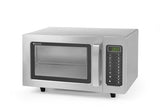 HENDI Microondas, 1000W, 10 programas predeterminados, máx. diámetro de los platos: 320mm, potencia entrada 1550W, 25L, 230V, 511x432x(H)311mm, cámara 327x346x(H)200mm, acero inoxidable