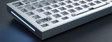 Glorious Gaming GMMK PRO 75% Barebones (solo carcasa) - Teclado gaming mecánico modular, TKL, carcasa de 1,5 kg, RGB, personalizable, switches de 5 pines, distribuciones internacional / ISO - Blanco