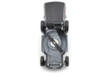 IKRA cortacésped Mulching ICM 2033 con 2X batería y Cargador, Ahorro de Espacio, Superficies de césped de hasta 150m²