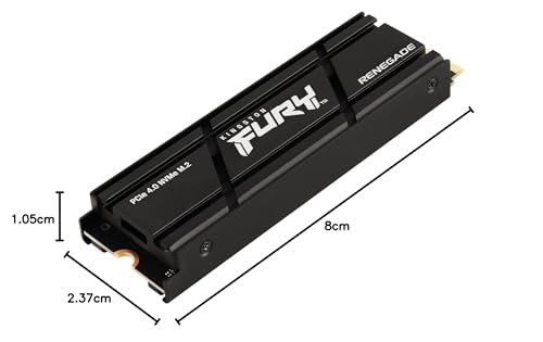 Kingston FURY Renegade 2000G PCIe 4.0 NVMe SSD W/Disipador térmico, Para jugadores, entusiastas y superusuarios - SFYRDK/2000G