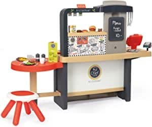 Smoby - Restaurante Chef Corner Extra Grande con Altura Ajustable, para Niños a Partir de 3 Años, 76 x 23.5 x 82 cm
