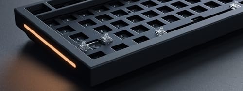 Glorious Gaming GMMK PRO 75% Barebones (solo carcasa) - Teclado gaming mecánico modular, TKL, carcasa de 1,5 kg, RGB, personalizable, switches de 5 pines, distribuciones internacional / ISO - Negro