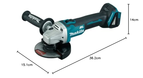 Makita DGA506ZJ Miniamoladora 125mm 18V con maletin Makpac