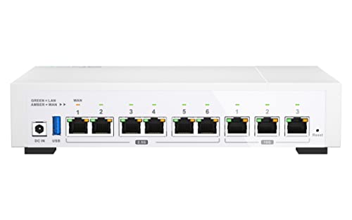 QNAP QHora-322 Routeur connecté 2.5 Gigabit Ethernet, 10 Gigabit Ethernet Blanc