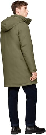 Tommy Hilfiger Parka Hombre Tech Padded Parka con Capucha, Multicolor (Army Green), 3XL